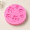 5 Cavity Flower Pink Mould Ultimate - High-Quality Resin Art Tool