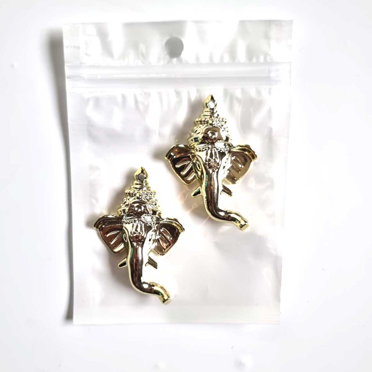 Ganesha Gold Idol Golden Big (2pc) 1 Ganesha Gold Idol Golden Big Premium - Ultimate Resin Art Supply