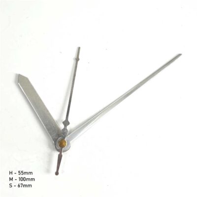 Premium Quartz Clock Hands for Resin Clocks - Silver - silver