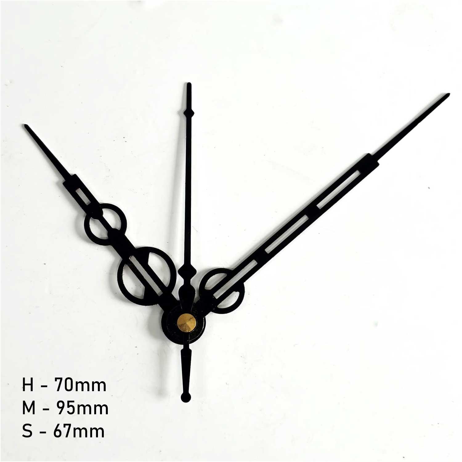 Decorative Quartz Clock Hand Set 1 Decorative Quartz Clock Hand Set Premium - Elegant Resin Art