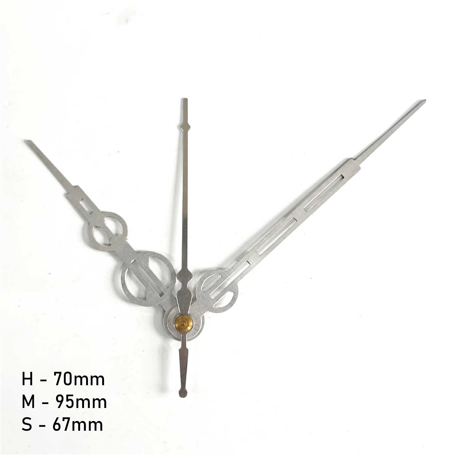 Decorative Quartz Clock Hand Set 3 Artistic resin clock components for DIY projects