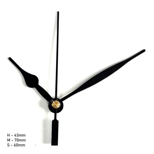 Metal Wall Clock Hand Set Premium for Resin Clocks