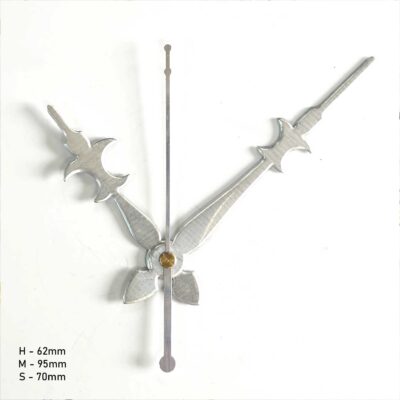 Decorative Wall Clock Hands for Resin Art - Silver - silver
