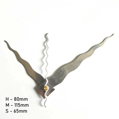 Resin Craft Clock Hands - Silver - silver