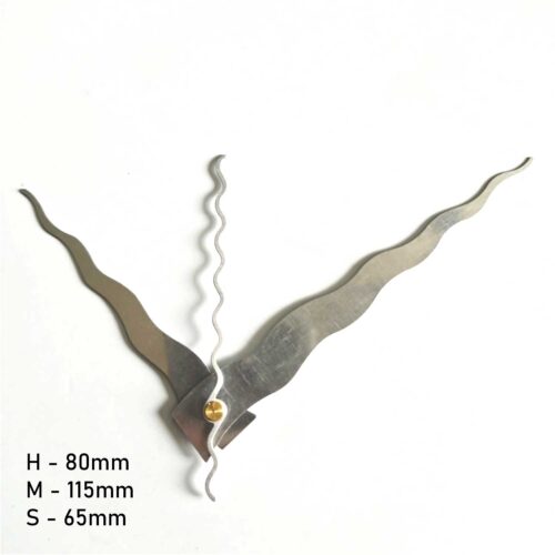 Decorative resin clock hands used in DIY home decor