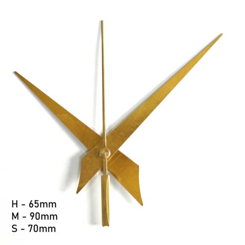 Close-up of elegant epoxy resin clock hand design