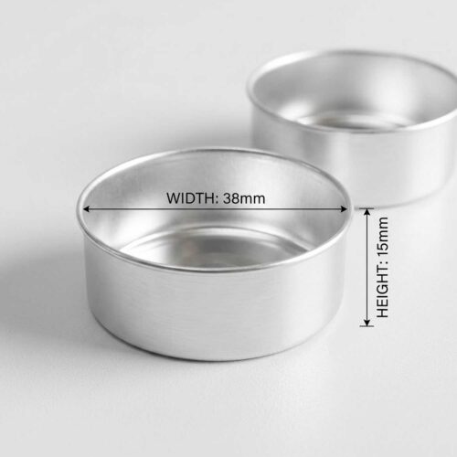 Tealight Candle Cup Aluminium Ultimate - Durable Resin Art Accessory