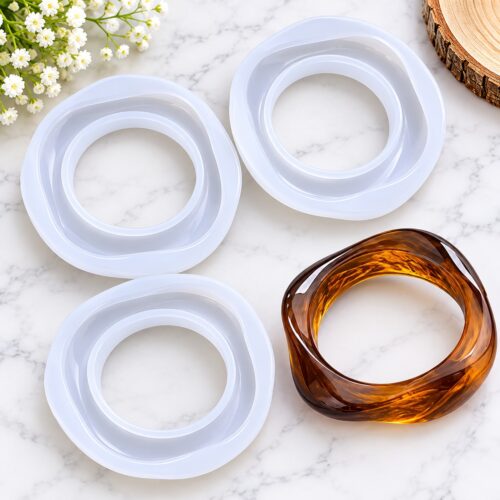 Silicone Twisted Bangle Mold Ultimate - High-Quality Resin Tool