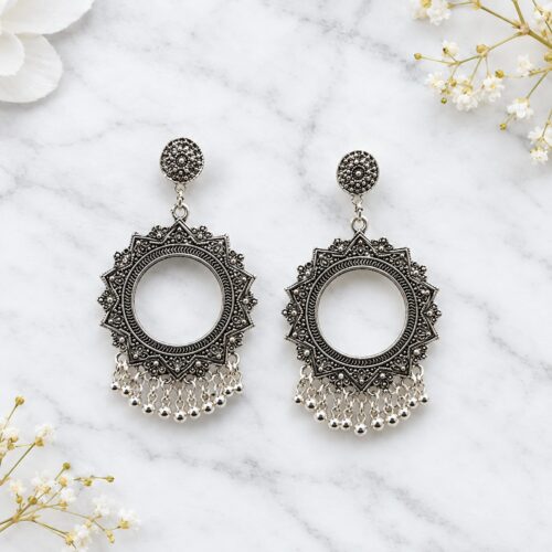 Jhumka Silver Small Size (